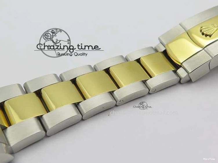 MiroTime 0404 DateJust II 116333 SS YG 41mm EW Best Edition White Dial Roman Markers On SS Bracelet A Casual 3821